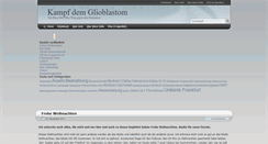 Desktop Screenshot of hirntumor.biz