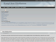 Tablet Screenshot of hirntumor.biz