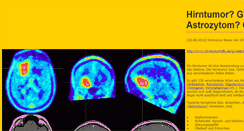 Desktop Screenshot of hirntumor.net